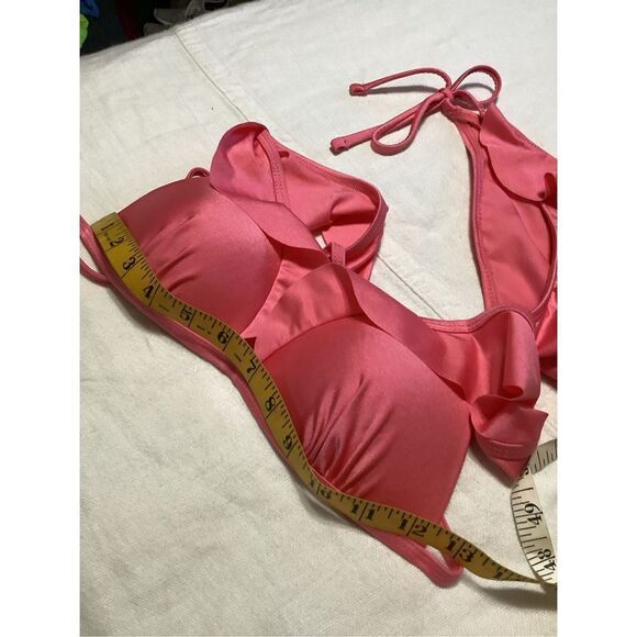 Pink Ruffled Bikini M - Picture 4 of 6